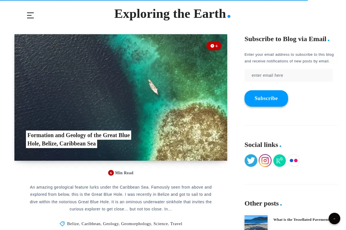 Exploring the Earth