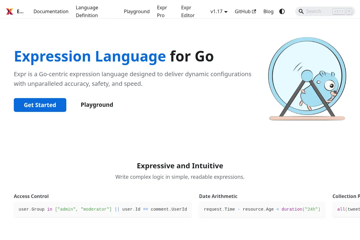Expr - Expression Language for Go