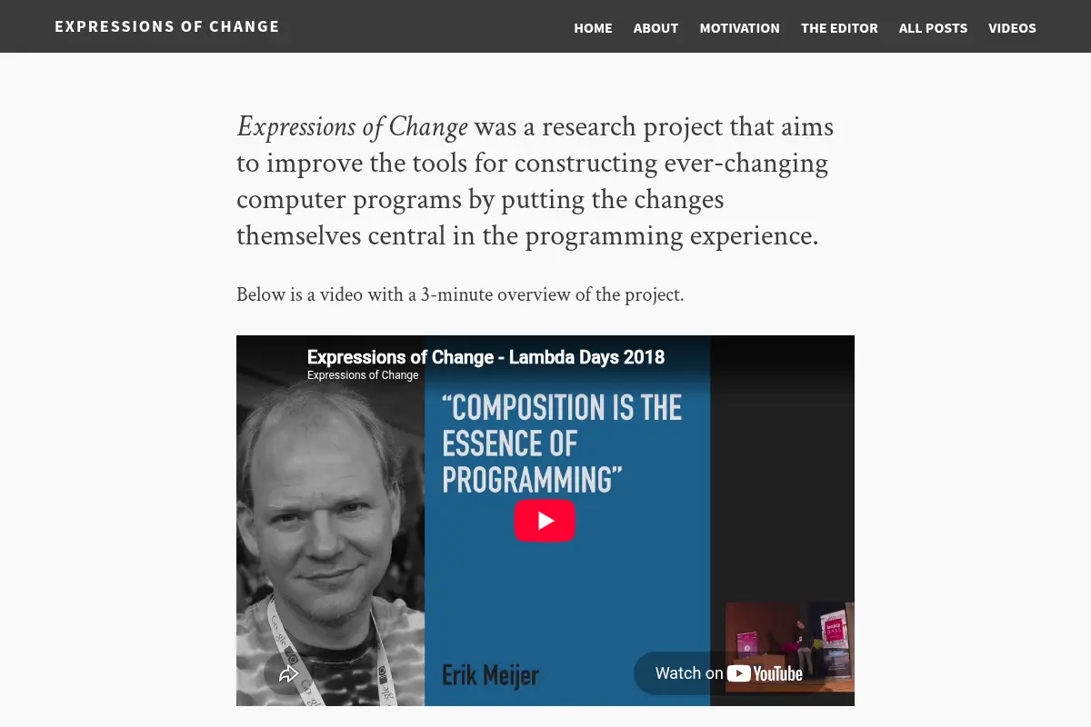 Expressions of Change