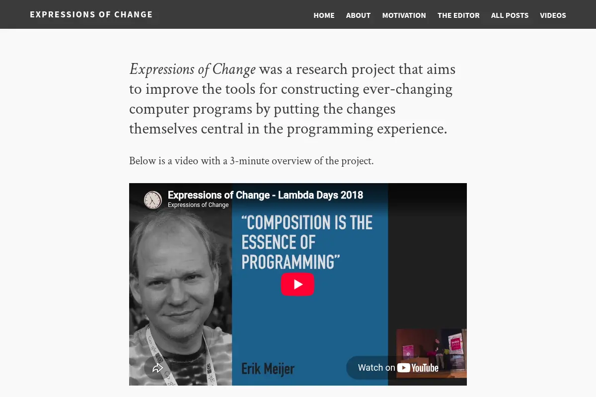 Expressions of Change