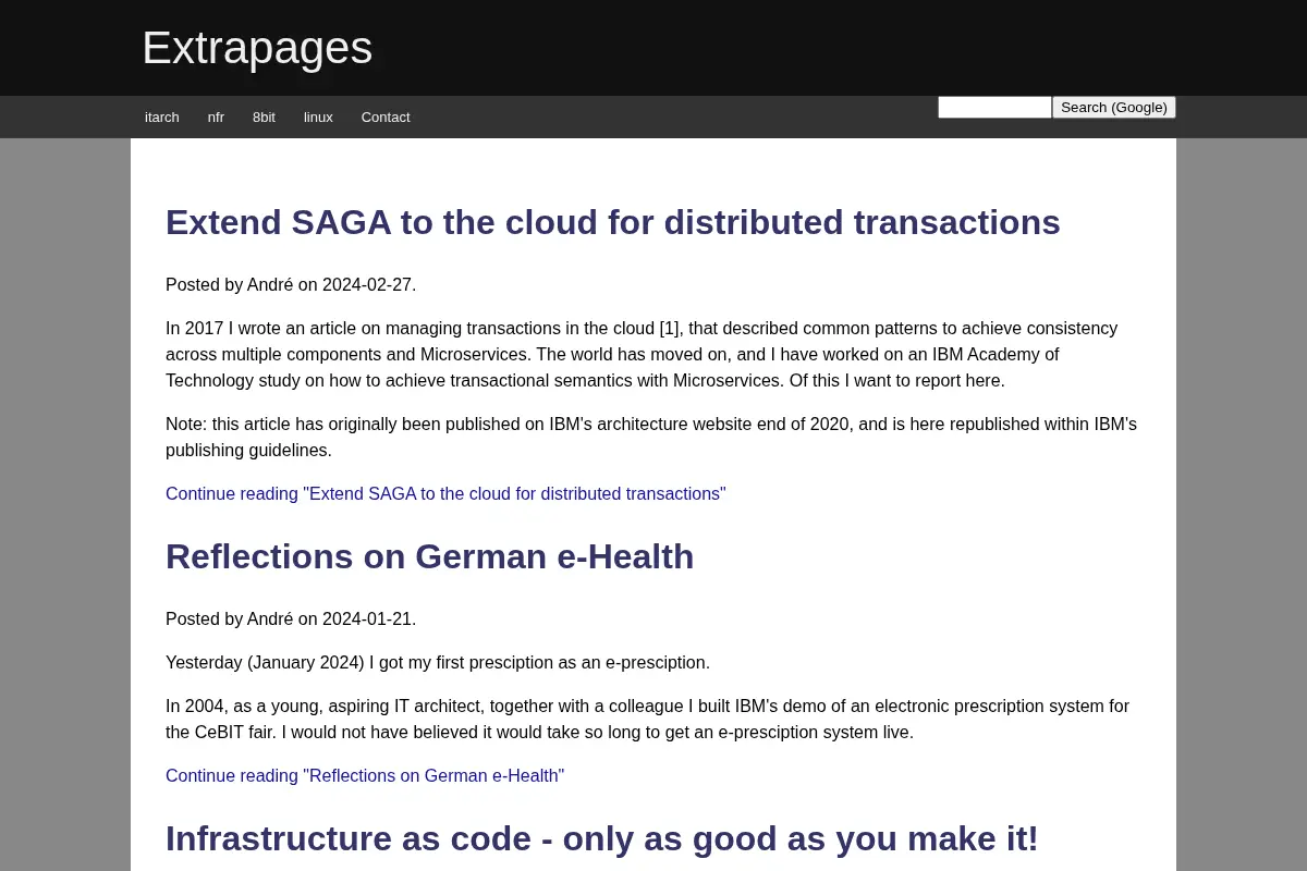 Extrapages