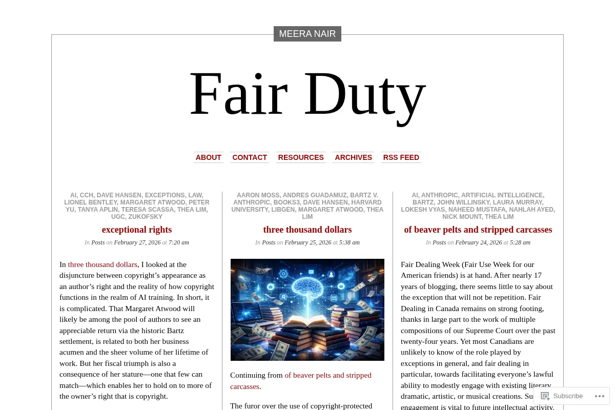Fair Duty