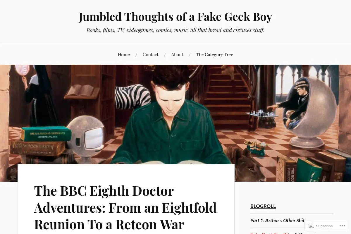 Jumbled Thoughts of a Fake Geek Boy