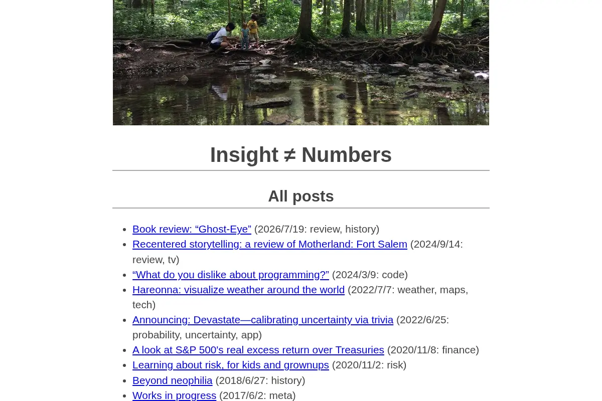 Insight ≠ Numbers