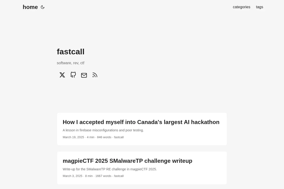 fastcall's blog