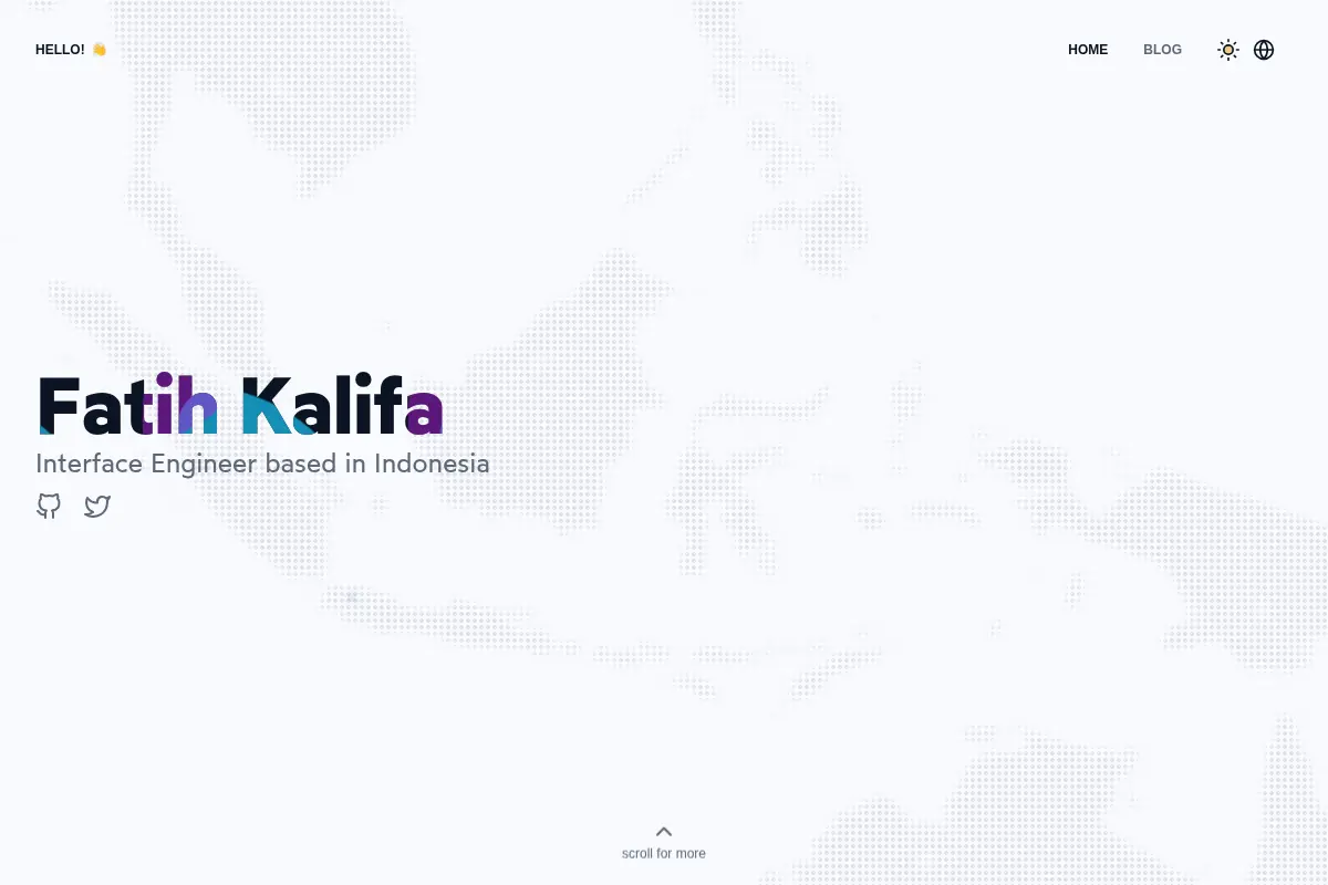 Fatih Kalifa | Interface Engineer