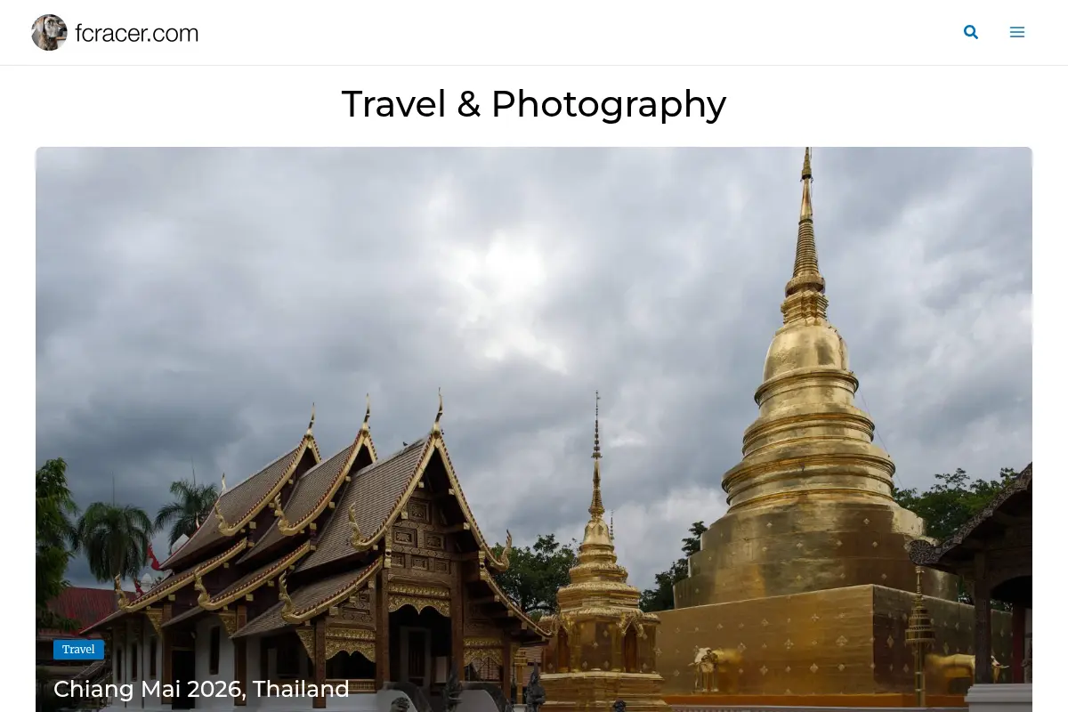 fcracer - Travel, photography and gear reviews