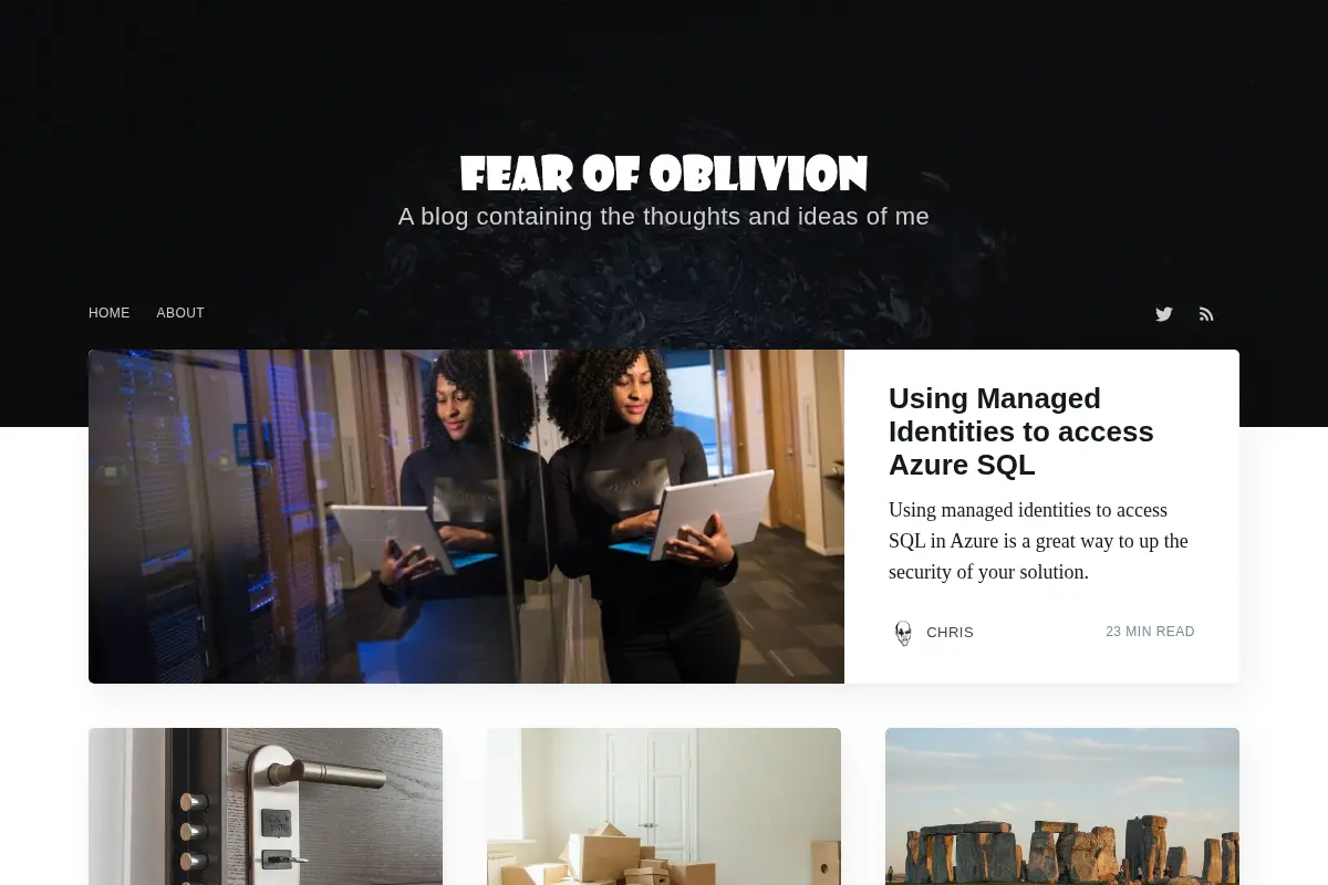 Fear of Oblivion