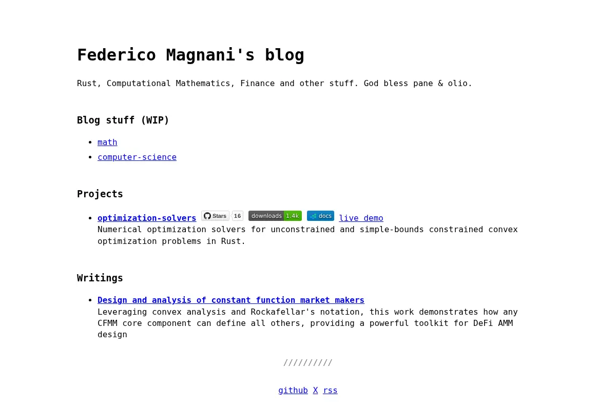 Fede Magnani's Site