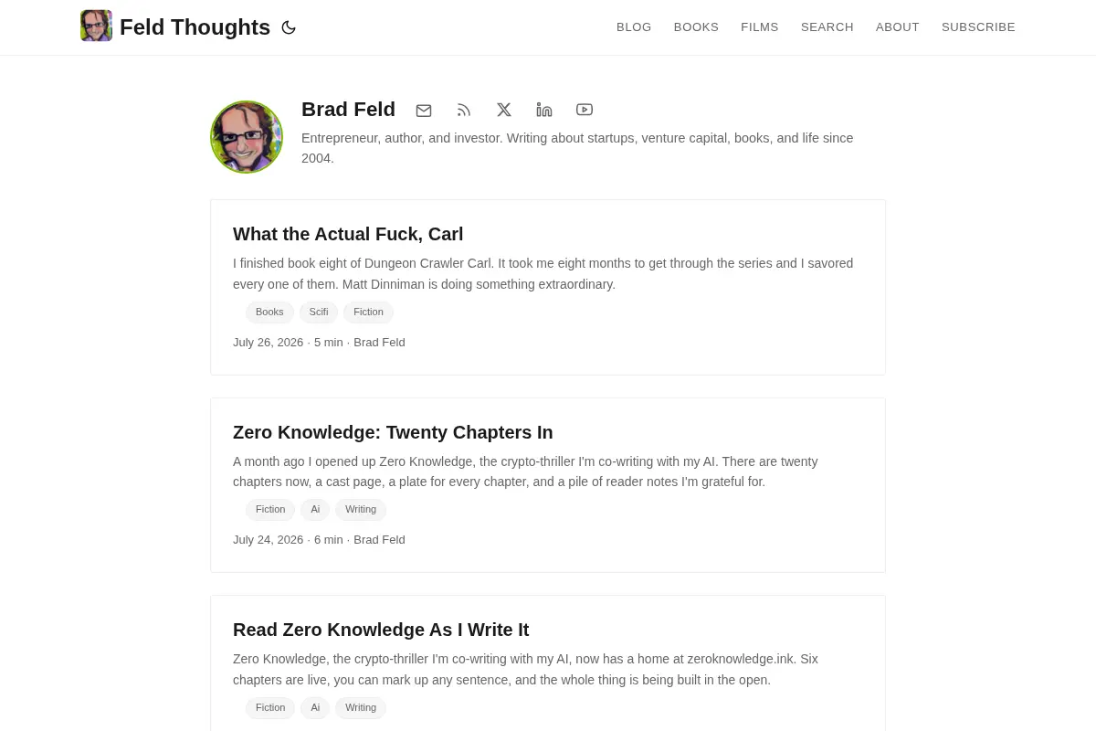 Feld Thoughts