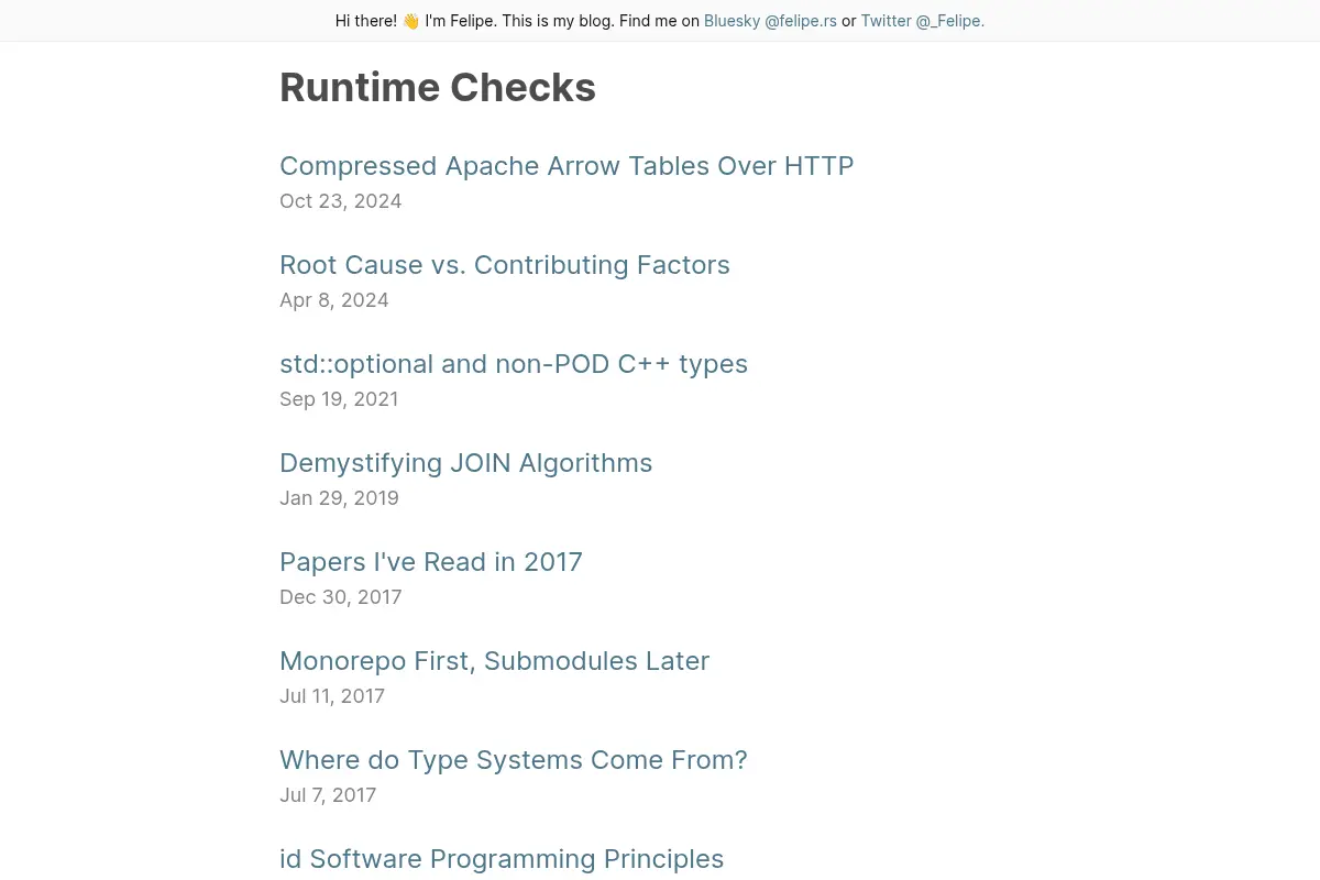 Runtime Checks