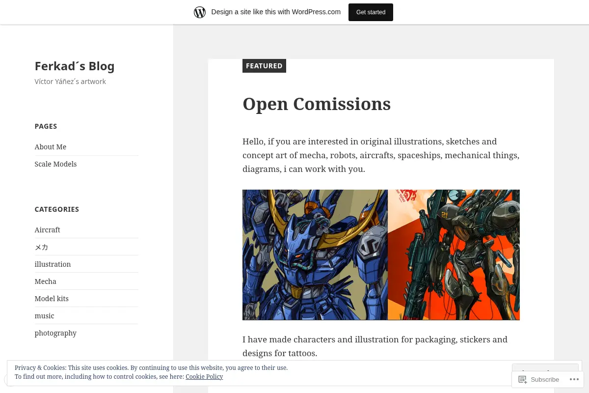 Ferkad's Blog – Víctor Yáñez's artwork