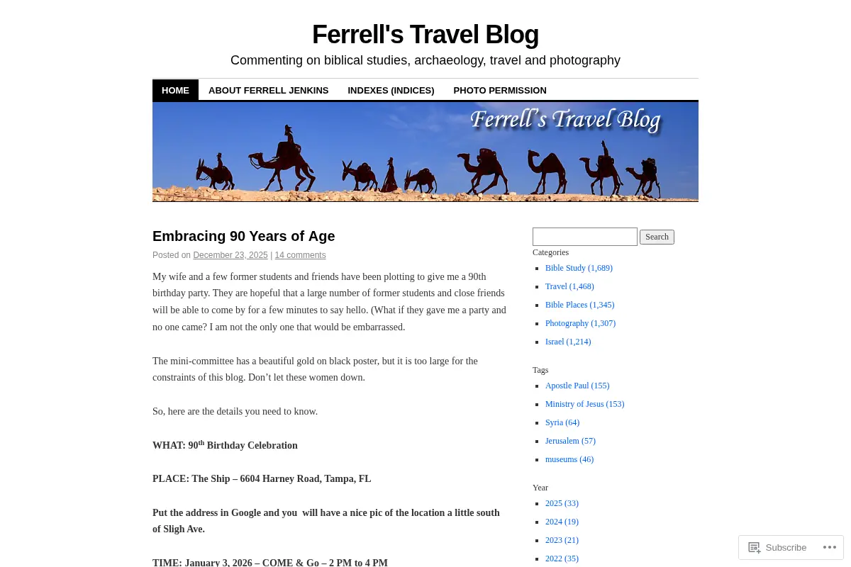 Ferrell's Travel Blog