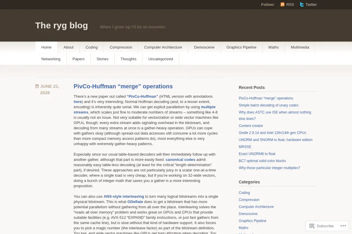 The ryg blog