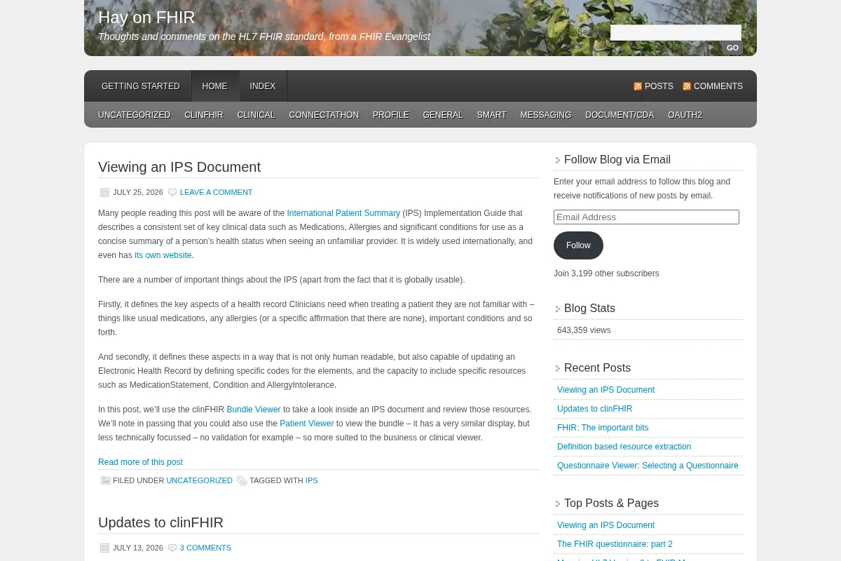 Hay on FHIR
