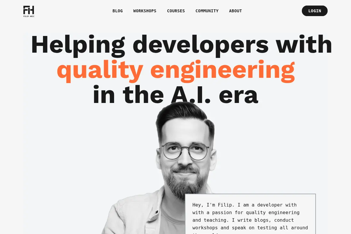 Filip Hric - Quality Engineering in the AI Era