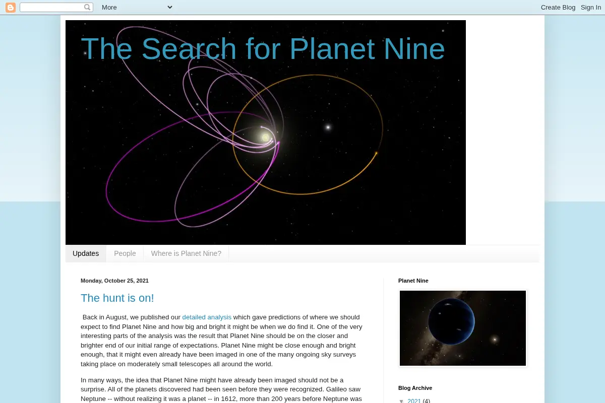 The Search for Planet Nine
