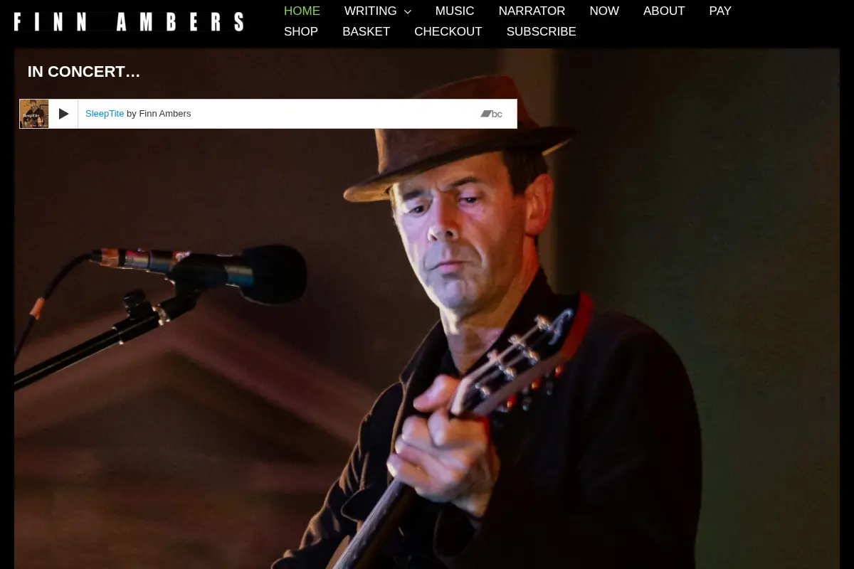 Finn Ambers — Author, Singer-songwriter, Producer, Narrator
