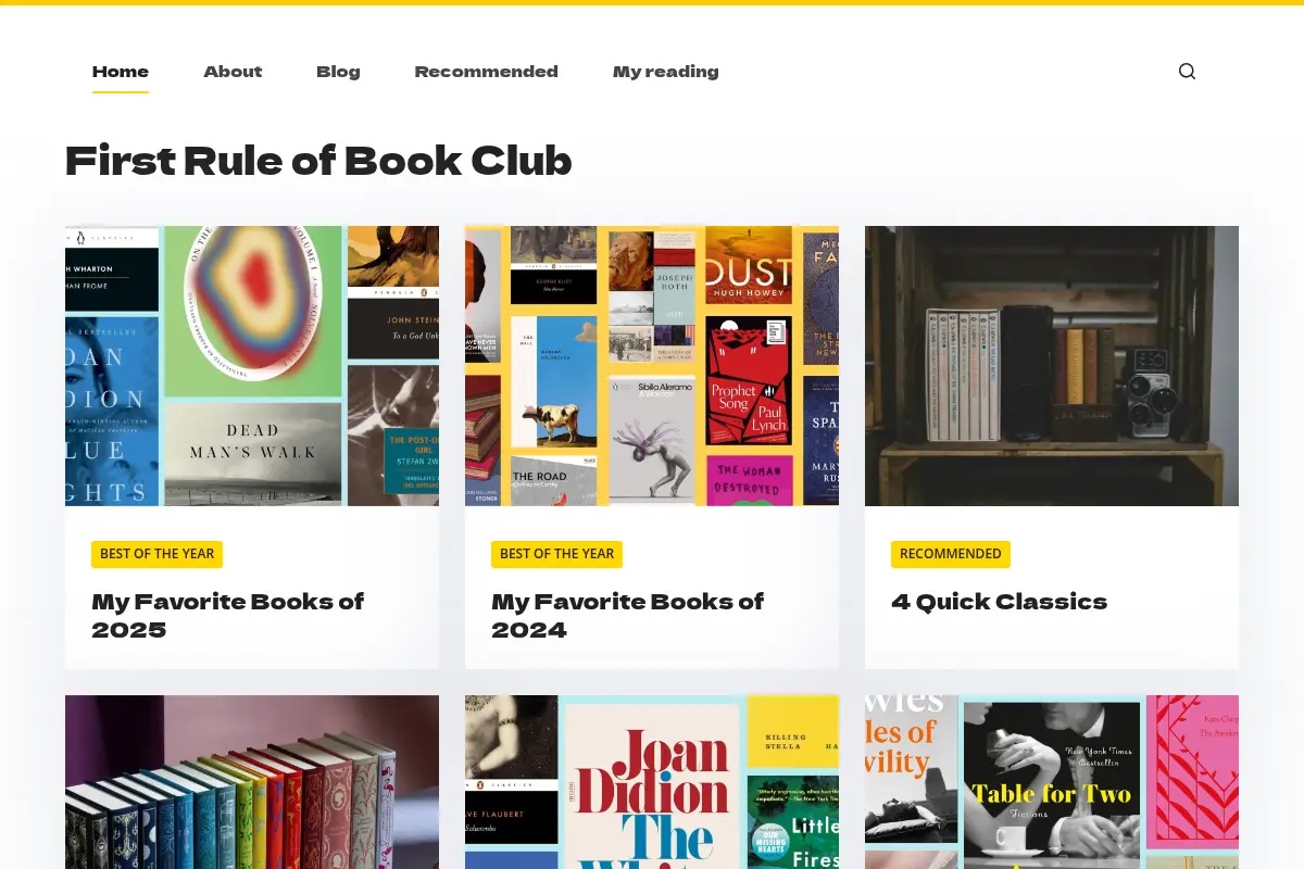 First Rule of Book Club
