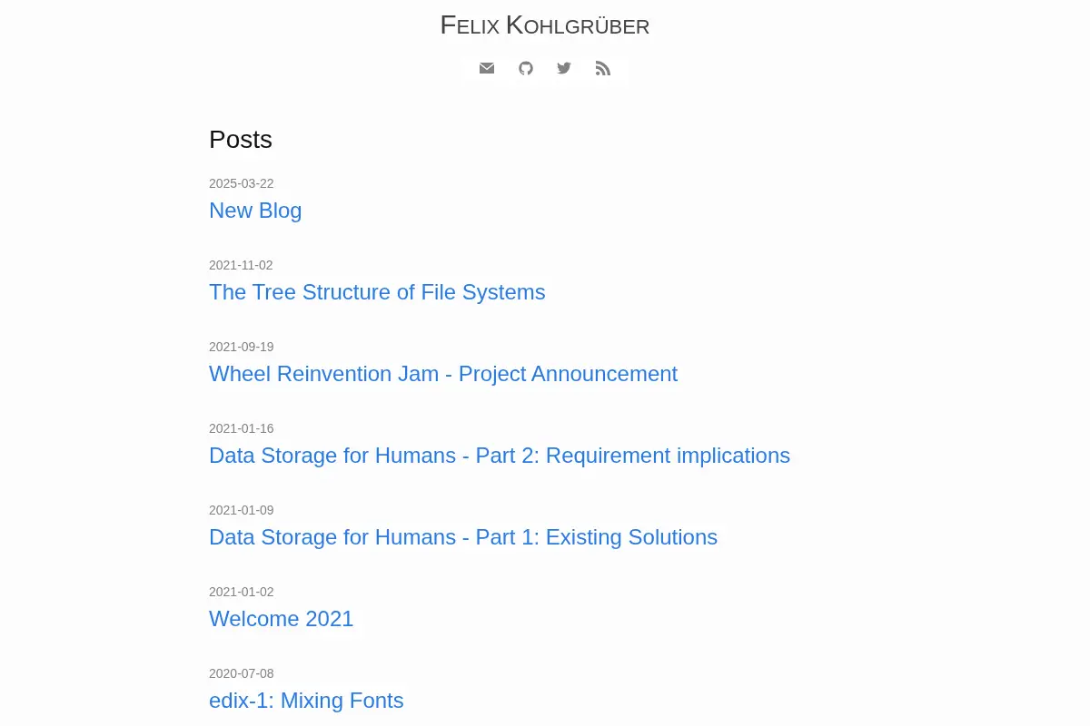 Felix's Blog