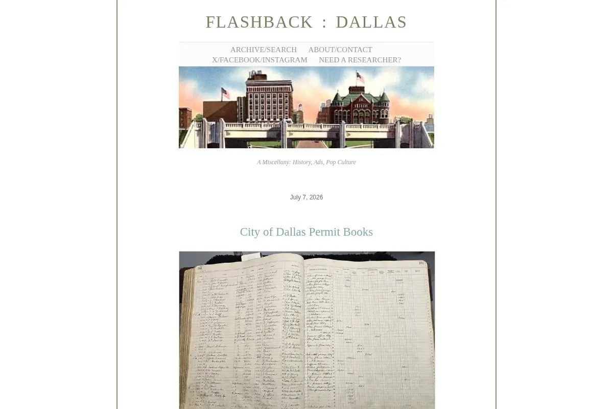 Flashback : Dallas