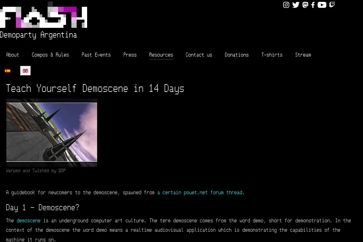 Teach Yourself Demoscene in 14 Days