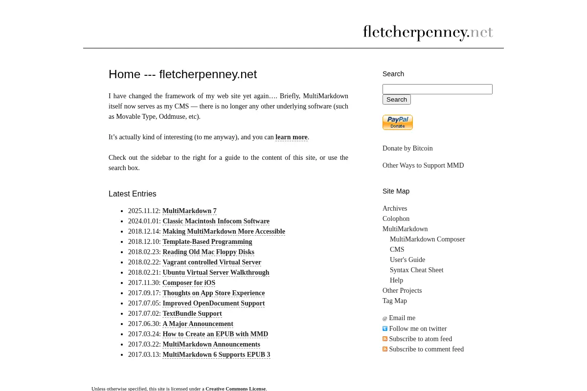 Fletcher Penney's Homepage