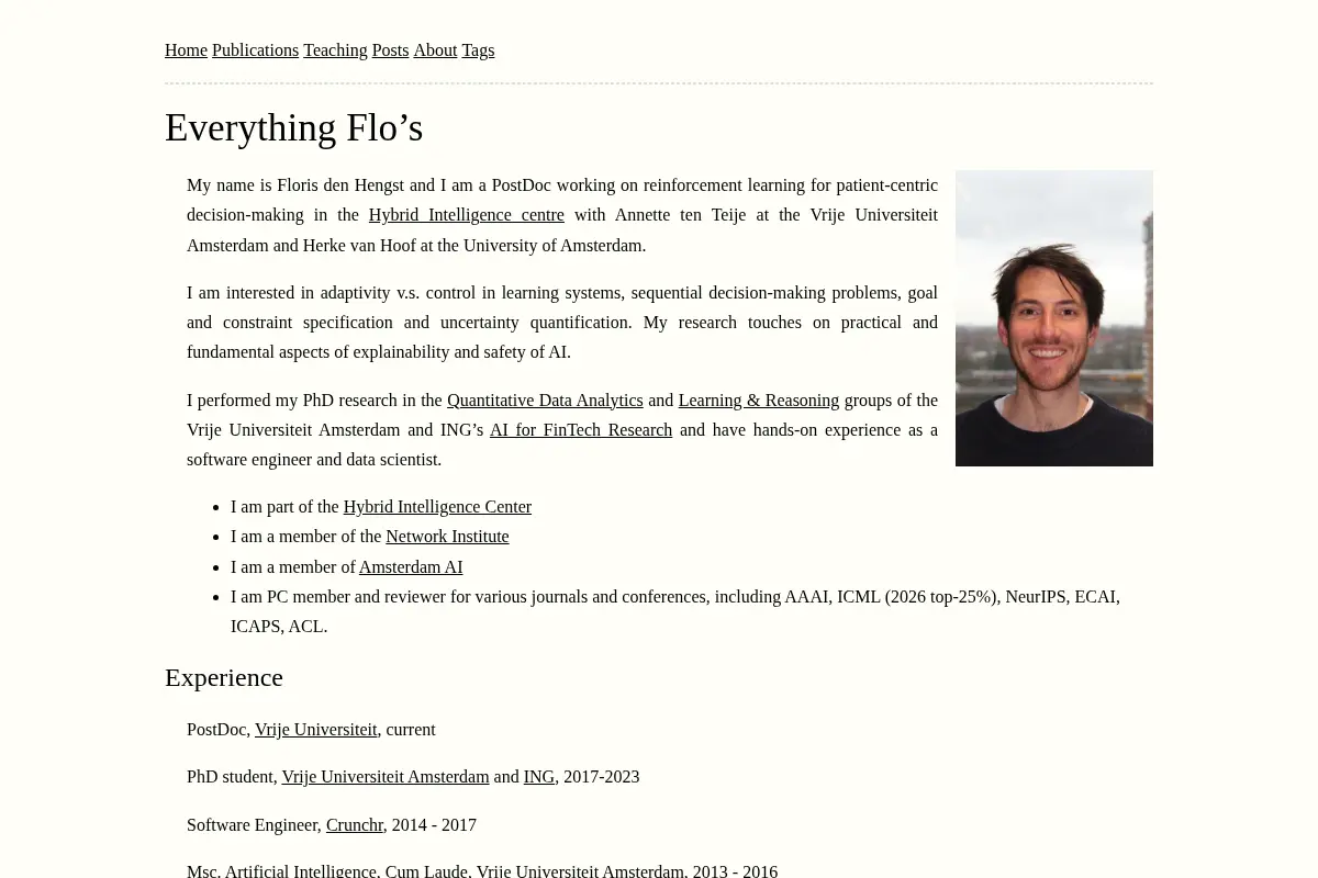Everything Flo's | Floris den Hengst's Homepage