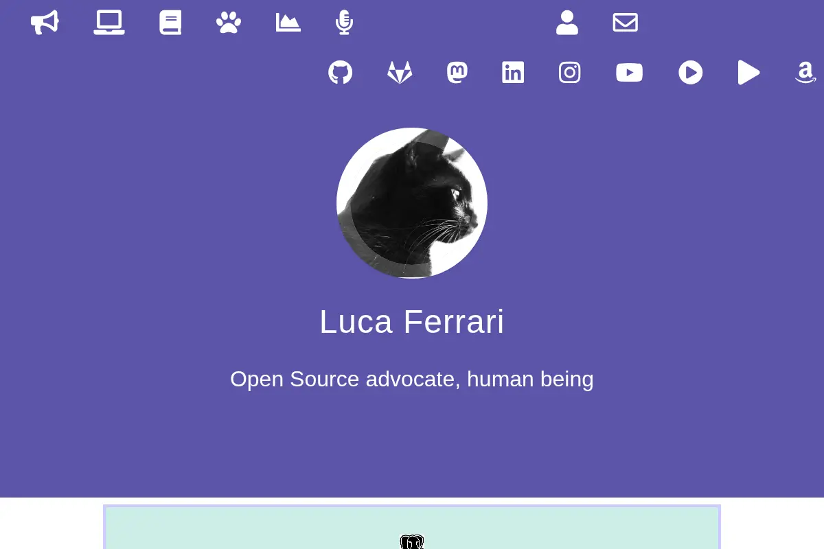 Luca Ferrari – Open Source advocate, human being
