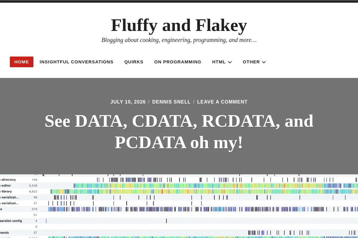 Fluffy and Flakey