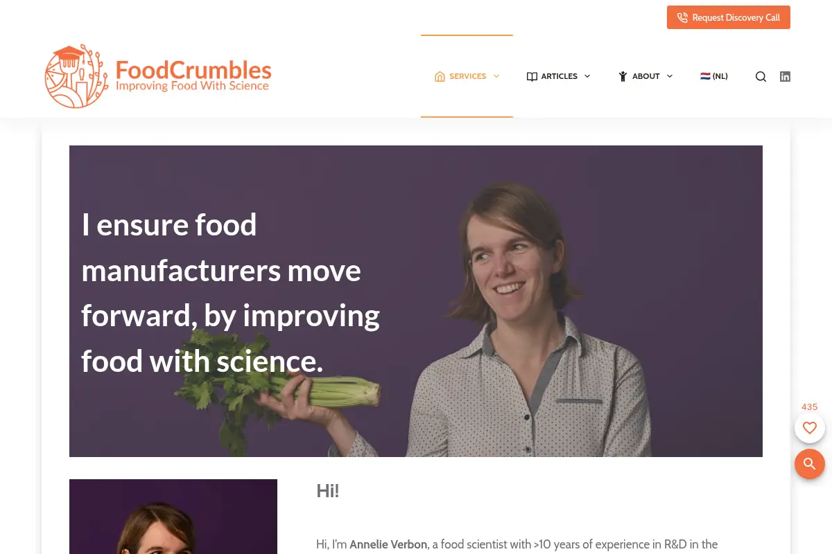 FoodCrumbles - Improving Food with Science