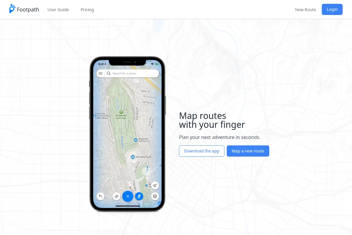 Footpath Route Planner