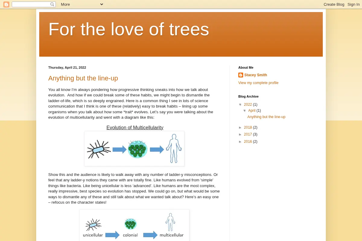 For the love of trees
