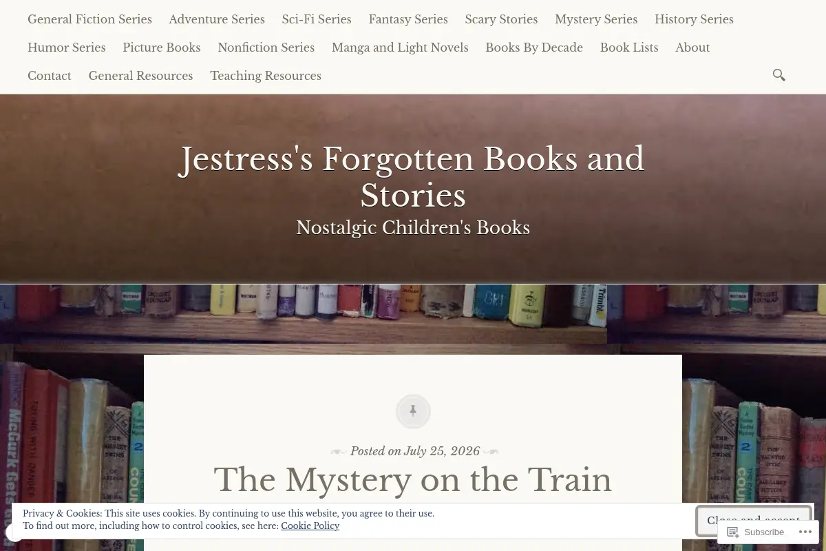 Jestress's Forgotten Books and Stories