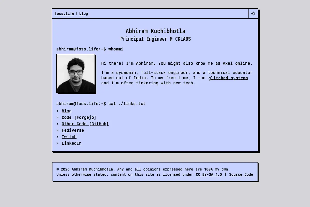 Code, Freedom, & Life - foss.life