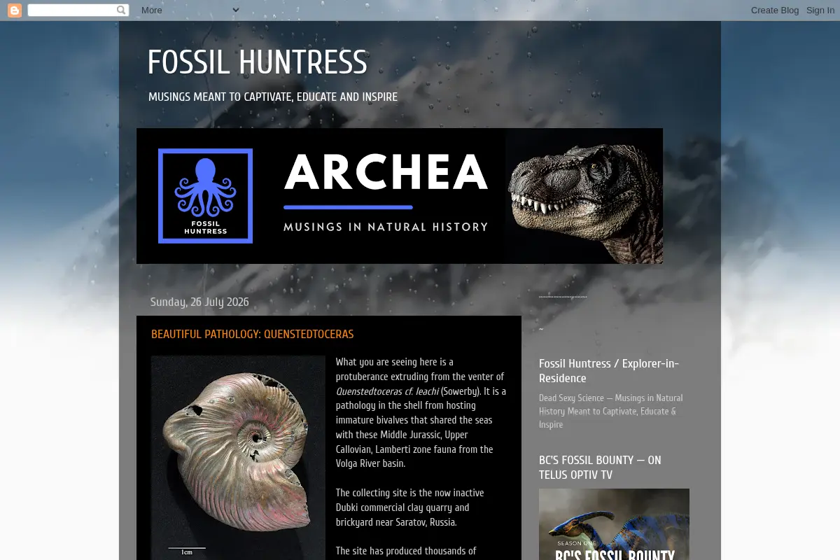 FOSSIL HUNTRESS