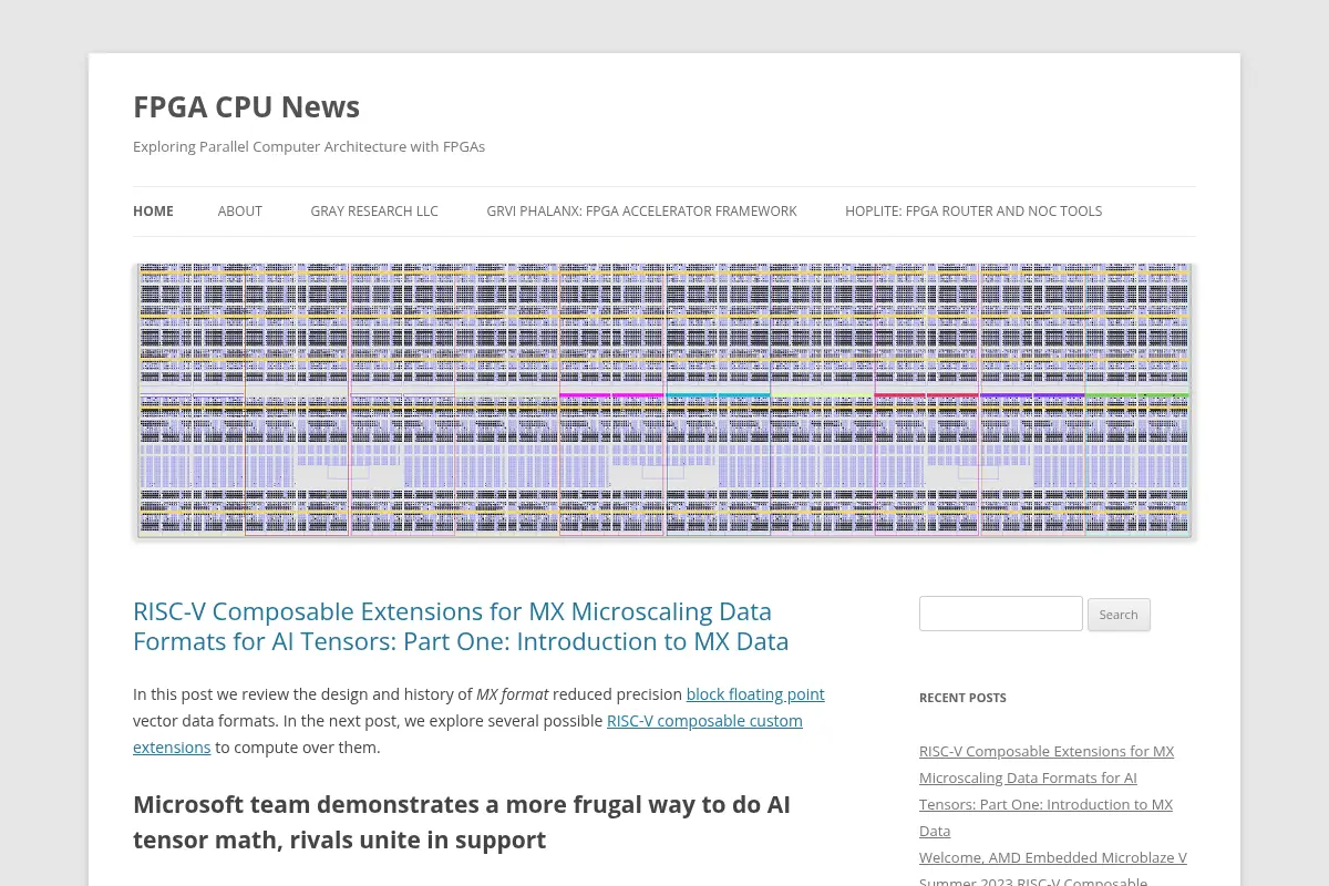 FPGA CPU News