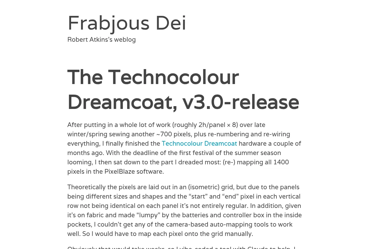 Frabjous Dei
