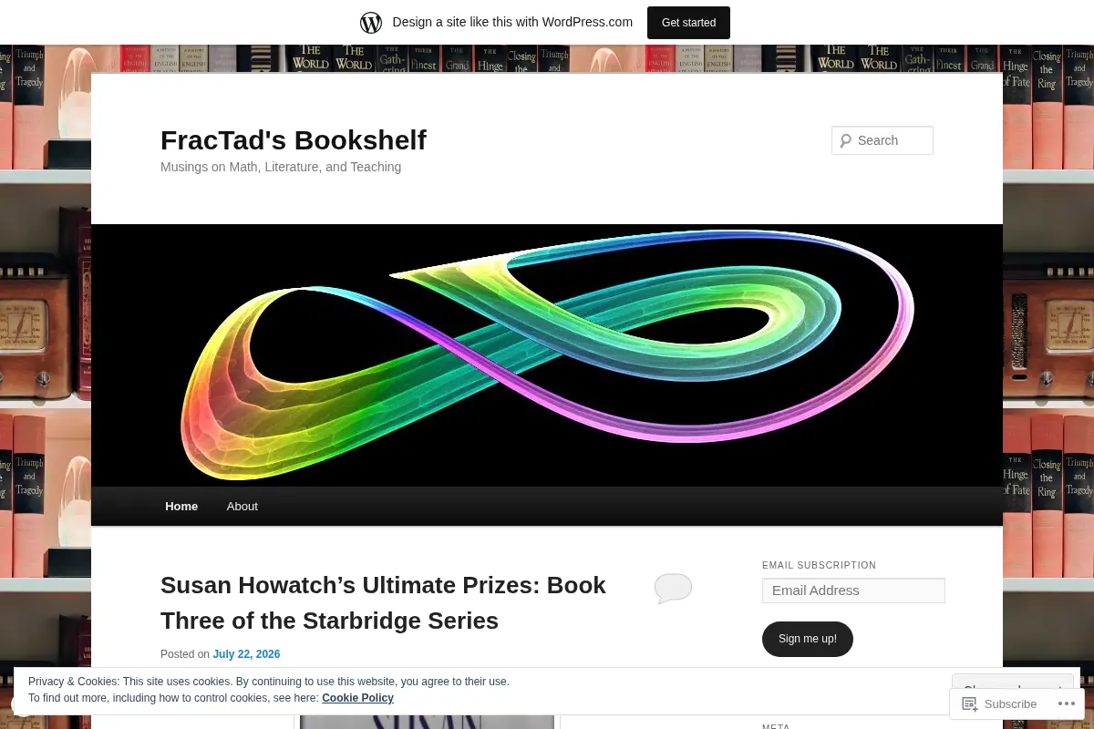 FracTad's Bookshelf | Musings on Math, Literature, and Teaching