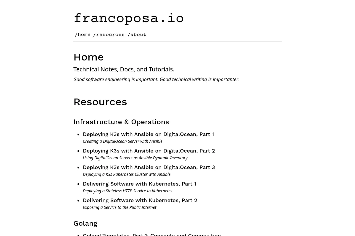 francoposa.io