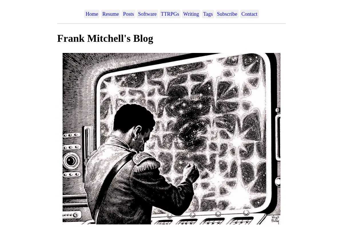 Frank Mitchell's Blog