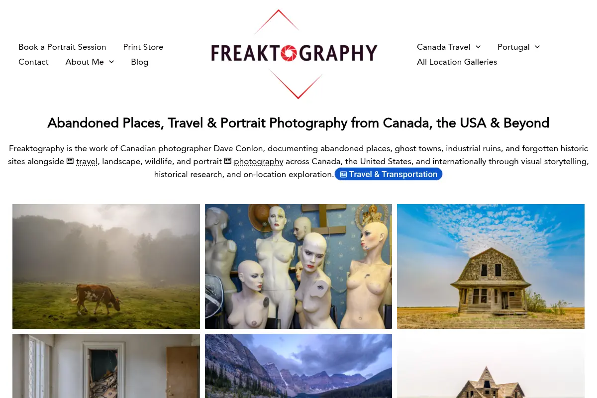 Abandoned Places and Ghost Towns in Canada, USA and Beyond