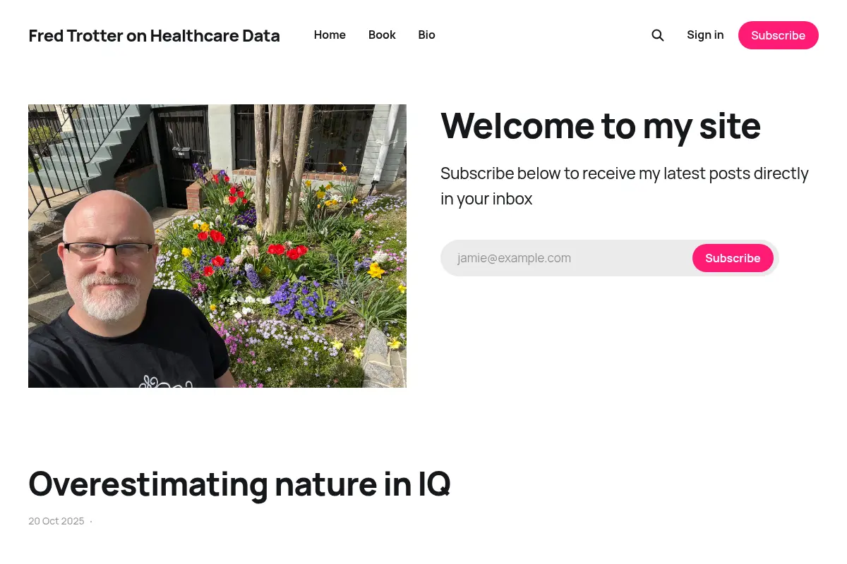 Fred Trotter on Healthcare Data