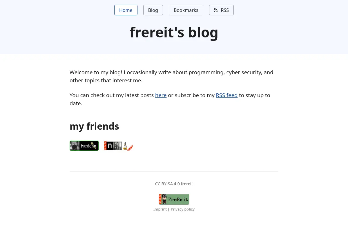 frereit's blog