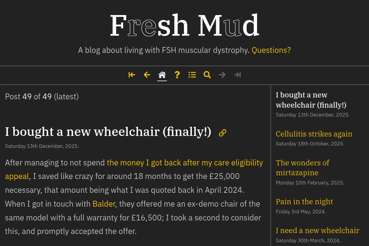 Fresh Mud » Living with FSH muscular dystrophy