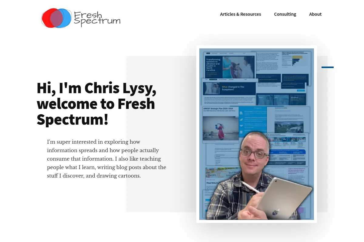 FreshSpectrum — Dissemination that Actually Works