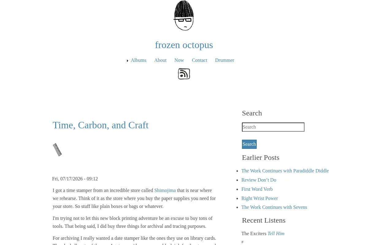( ^ . ^ ) \m/ | frozen octopus