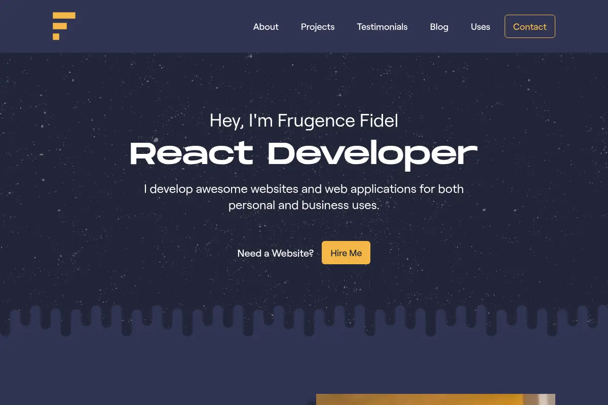Frugence Fidel - React Developer