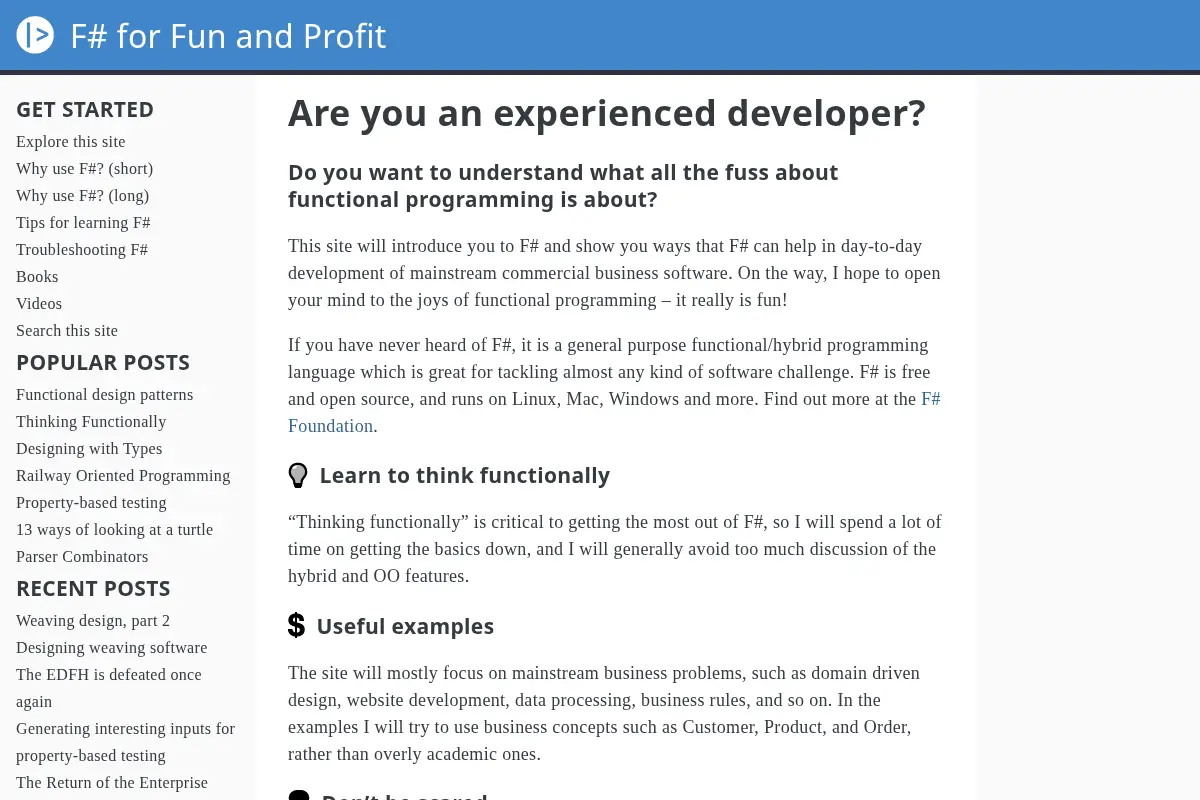 F# for fun and profit