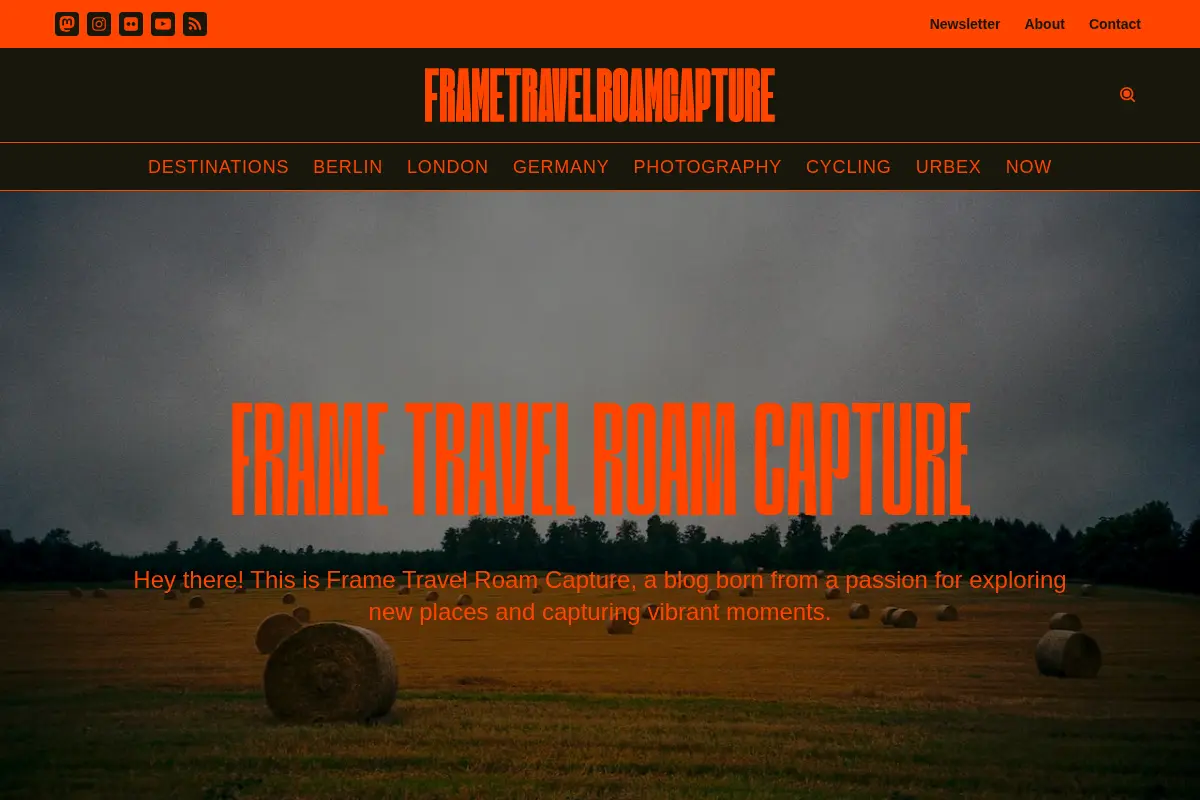 Frame Travel Roam Capture by Felipe Tofani
